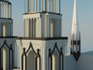 Cathedral - Church Model 3D