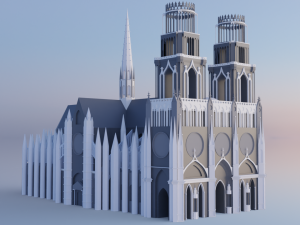 Cathedral - Church Model 3D