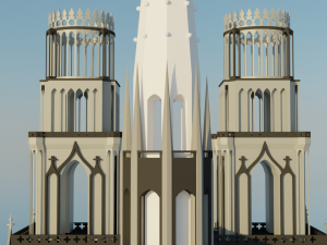 Cathedral - Church Model 3D