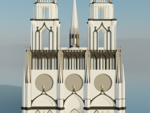 Cathedral - Church Model 3D