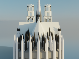 Cathedral - Church Model 3D
