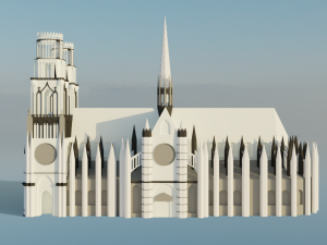 Cathedral - Church Model 3D