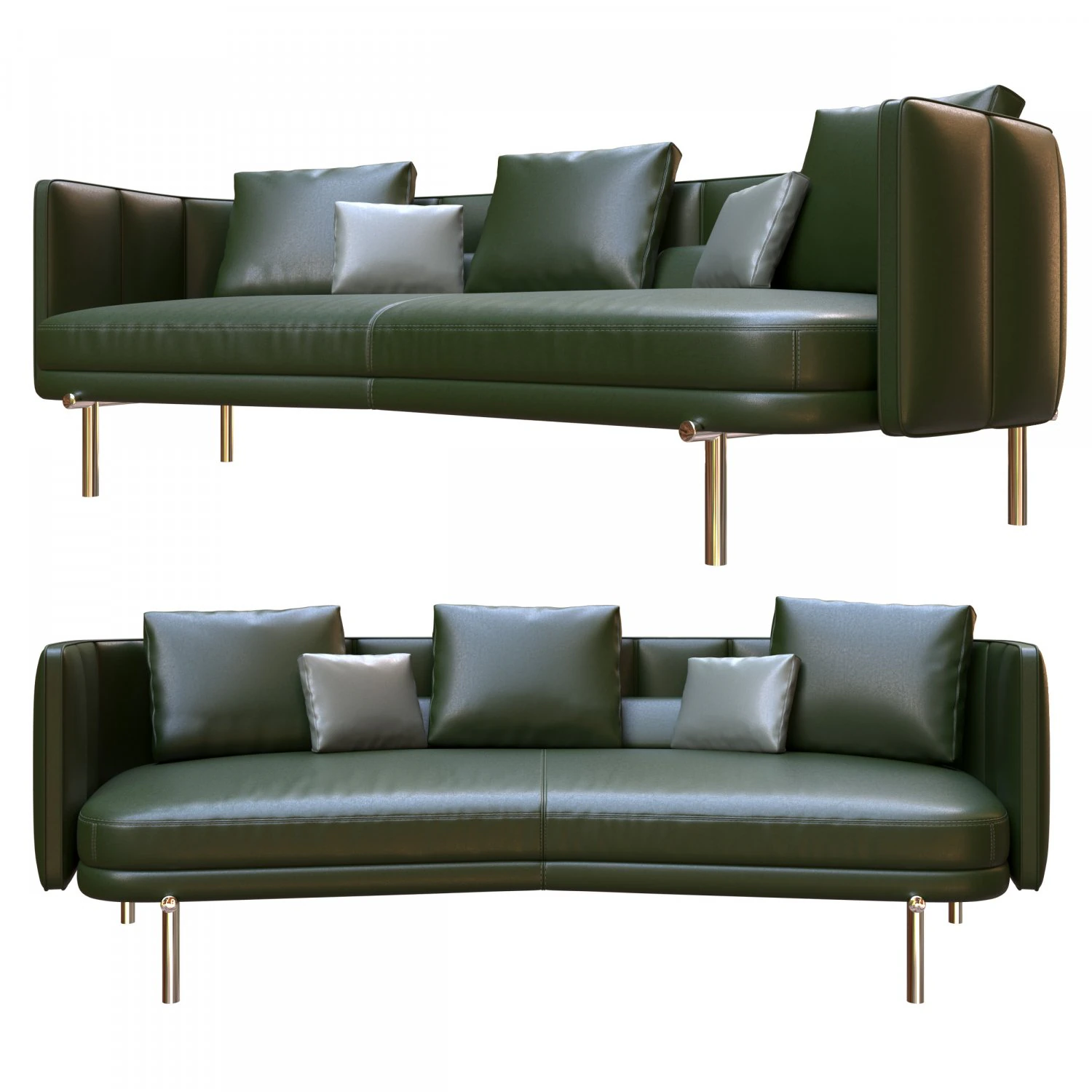 torii sofa 3D Model .c4d .max .obj .3ds .fbx .stl .blend 