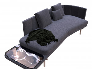 torii sofa Model 3D