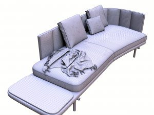 torii sofa Model 3D