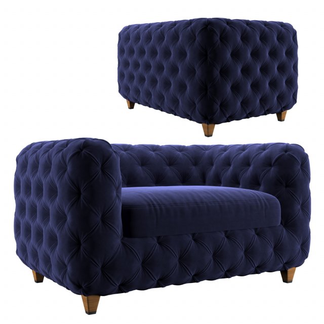 desire vintage eco armchair 3D 모델 .c4d .max .obj .3ds .fbx .stl .blend 