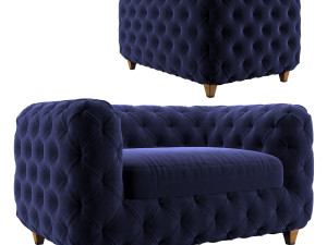desire vintage eco armchair 3D 模型
