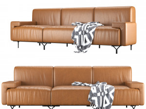 casamania sofa leather 3D 模型