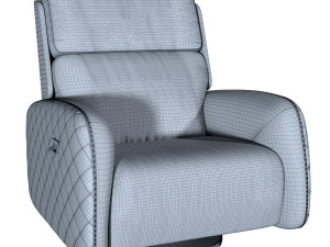armchair corso by blanche 3D 模型
