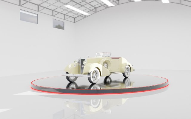 chrysler imperial 1932 Model 3D .c4d .max .obj .3ds .fbx .stl .blend 