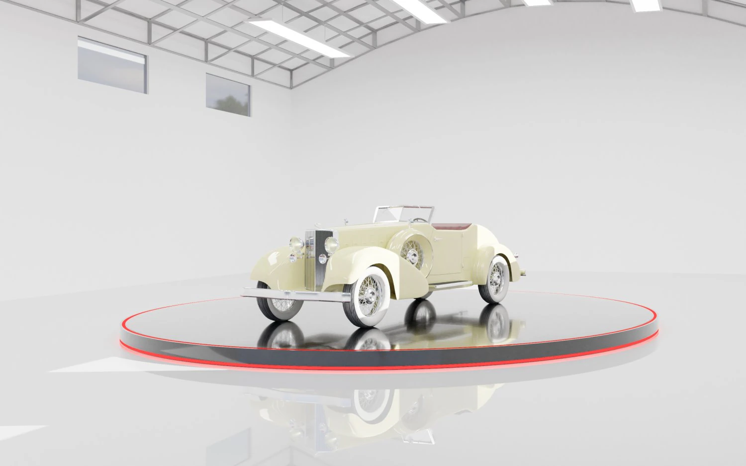 chrysler imperial 1932 3D Model .c4d .max .obj .3ds .fbx .stl .blend