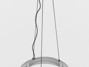 circular ceiling lamp 3D Model