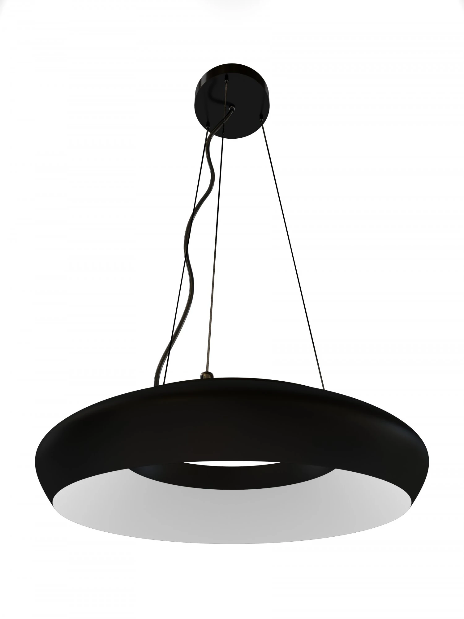 circular ceiling lamp 3D Model .c4d .max .obj .3ds .fbx .stl .blend 