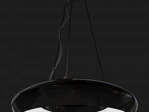 circular ceiling lamp Modèle 3D