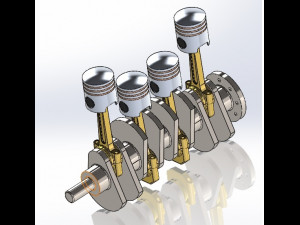 piston assembly 3D Принт Модель