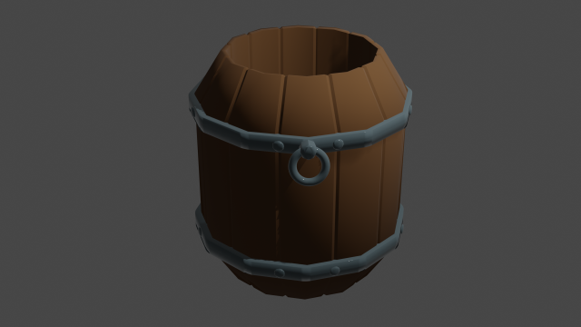 pack of wooden barrels Modello 3D .c4d .max .obj .3ds .fbx .stl .blend 