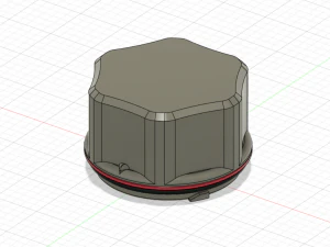 用于 LED 灯的拉达维斯塔头灯罩增加 3D 打印模型