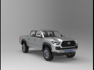 Toyota Tacoma 2022 CAD Modello 3D