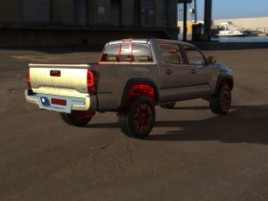 Toyota Tacoma 2022 CAD Modello 3D