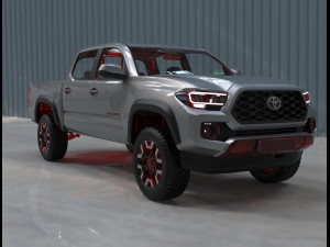 Toyota Tacoma 2022 CAD Modello 3D
