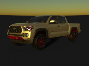 Toyota Tacoma 2022 CAD Modello 3D
