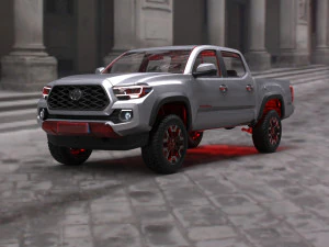 Toyota Tacoma 2022 CAD 3D Model