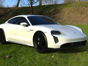 Porsche Taycan EV 2021 3D Model