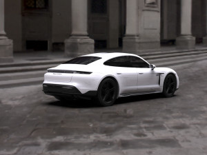 Porsche Taycan EV 2021 3D Model