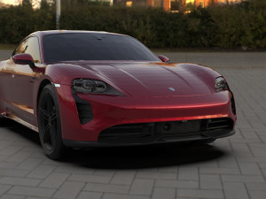 Porsche Taycan EV 2021 3D Model