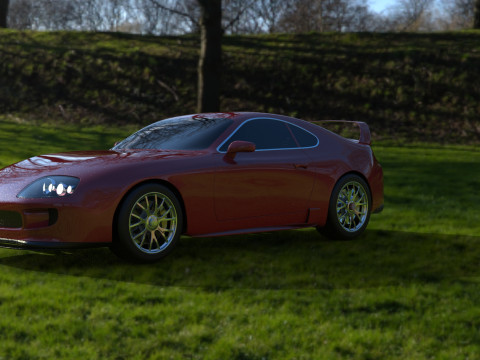 Toyota Supra MK4 3D CAD MODEL 3D 模型