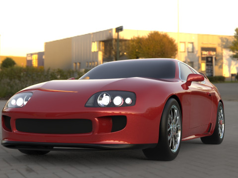 Toyota Supra MK4 3D CAD MODEL 3D Модель
