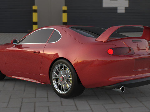 Toyota Supra MK4 3D CAD MODEL 3D Модель