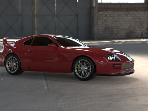 Toyota Supra MK4 3D CAD MODEL 3D Модель