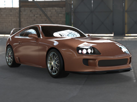 Toyota Supra MK4 3D CAD MODEL 3D Модель