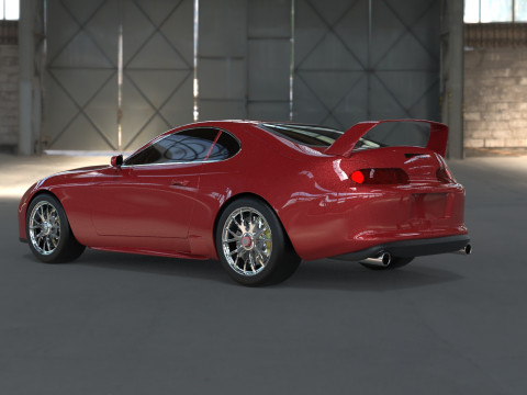 Toyota Supra MK4 3D CAD MODEL 3D Модель