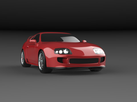Toyota Supra MK4 3D CAD MODEL 3D Модель