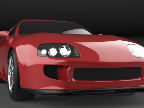 Toyota Supra MK4 3D CAD MODEL 3D Модель