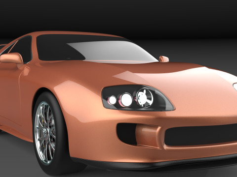 Toyota Supra MK4 3D CAD MODEL 3D Модель