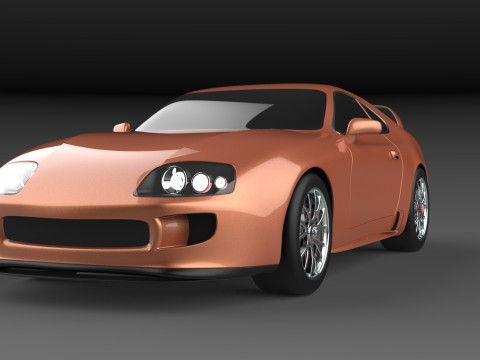 Toyota Supra MK4 3D CAD MODEL 3D Модель