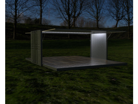 Car Container StorageShipping Container 3D CAD Model 3D Model