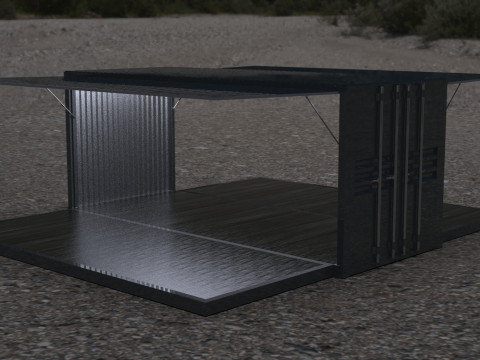 Car Container StorageShipping Container 3D CAD Model 3D Model