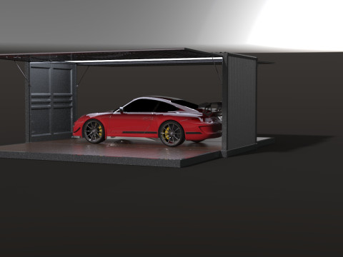 Car Container StorageShipping Container 3D CAD Model 3D Model