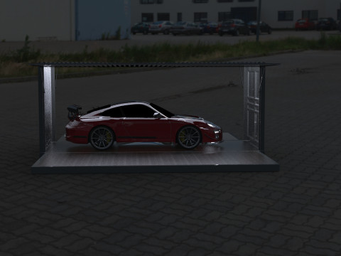 Car Container StorageShipping Container 3D CAD Model 3D Model