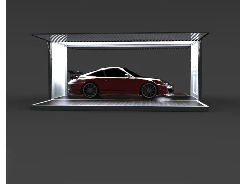 Car Container StorageShipping Container 3D CAD Model 3D Model