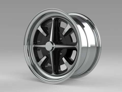 Araba Alaşım Jant 3D Model