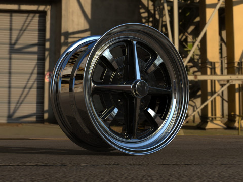 Car Alloy Wheel Modelo 3D
