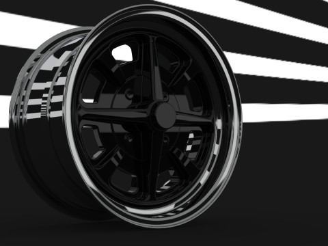 Car Alloy Wheel Modelo 3D