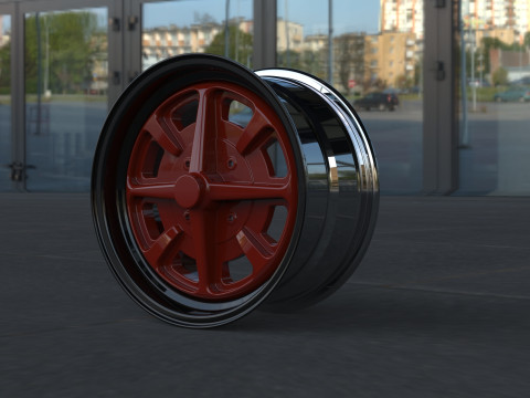 Car Alloy Wheel Modelo 3D