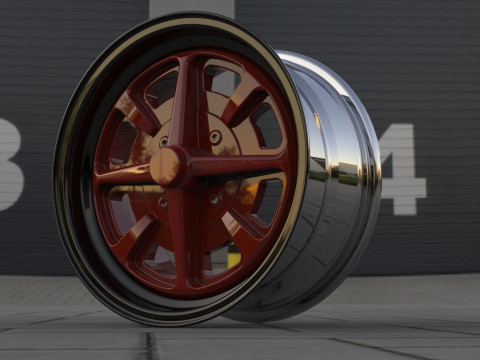 Car Alloy Wheel Modelo 3D