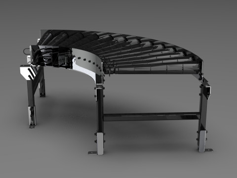 Curved Convery Roller 3D Модель